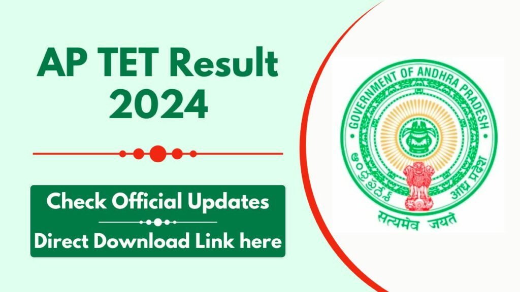 AP TET Results 2024 [Released Today], Direct Download Link Here aptet