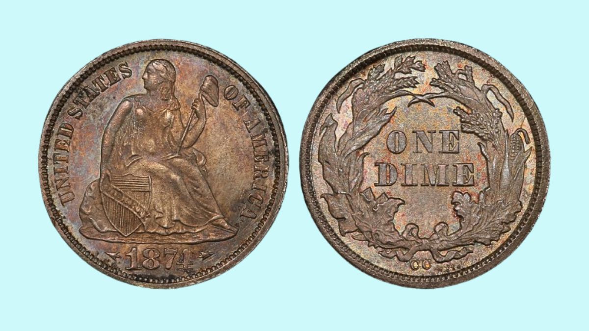 1874-CC Liberty Seated Dime