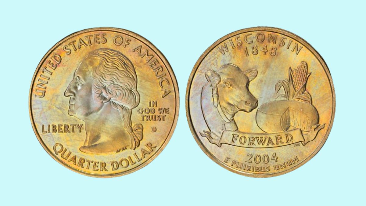 2004-D Wisconsin Extra Leaf Penny
